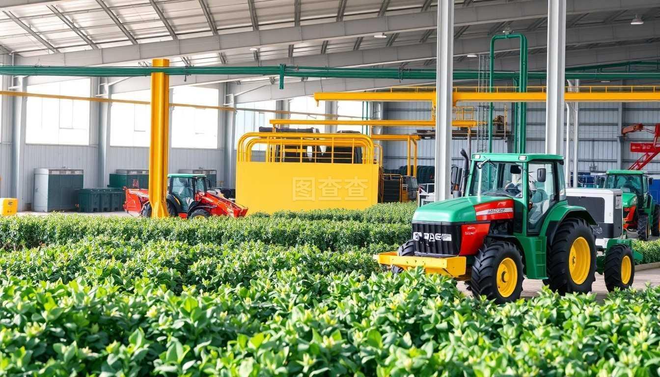 用于農(nóng)業(yè)機(jī)械生產(chǎn)的工廠產(chǎn)品。